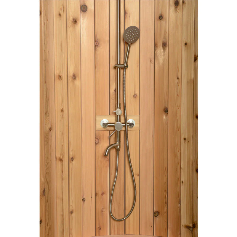 Load image into Gallery viewer, SAUNA EVOLUTION® Curved Rinse Outdoor Shower
