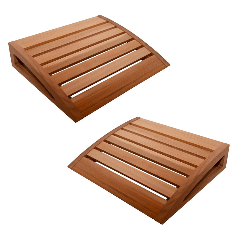 Load image into Gallery viewer, SAUNA EVOLUTION®  Cedar Modern Sauna Headrest
