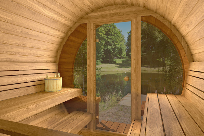 Load image into Gallery viewer, SAUNA EVOLUTION® Barrel Sauna Serenity Nature Air 7

