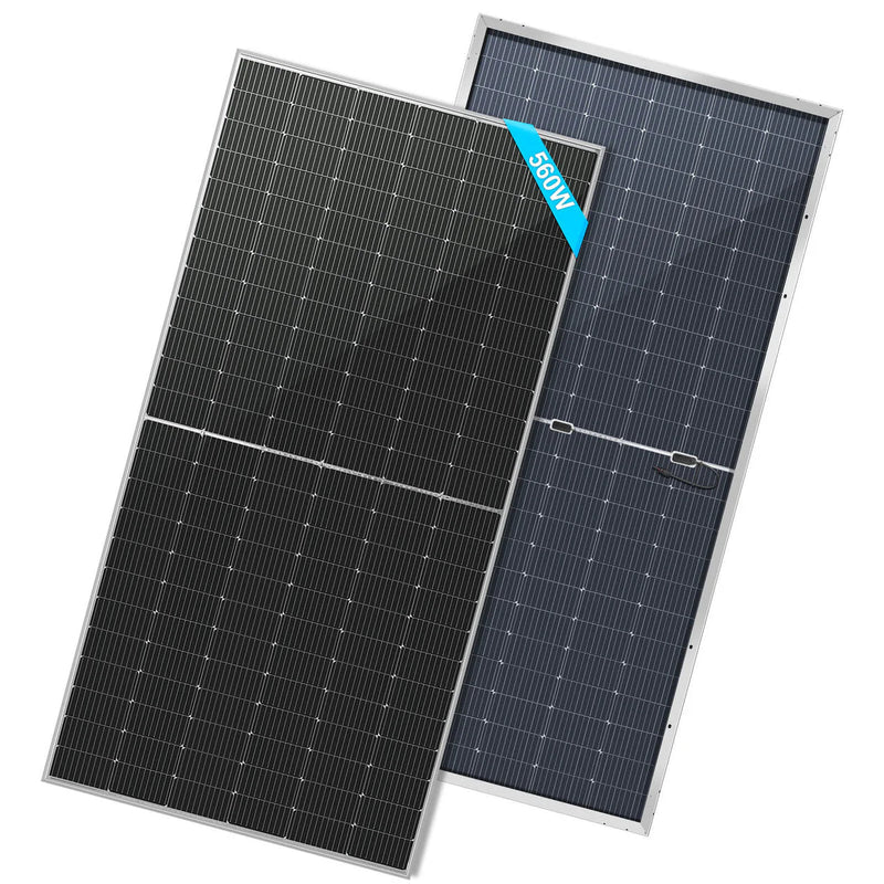 Load image into Gallery viewer, SunGoldPower 560 Watt Bifacial PERC Solar Panel SG-560WBG
