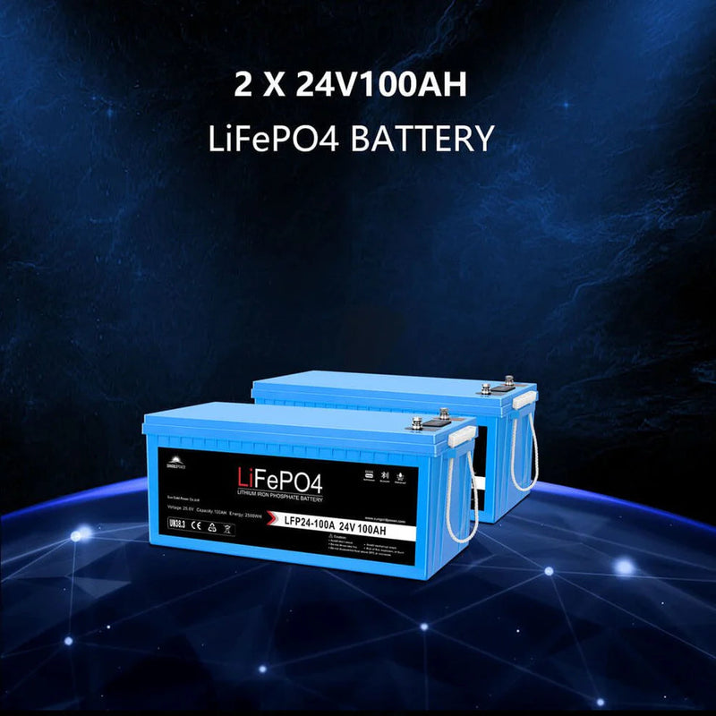 Load image into Gallery viewer, SunGoldPower Solar Kit 3000W 24V Inverter 120V output Lithium Battery 800 Watt Solar Panel SGKT-3PRO
