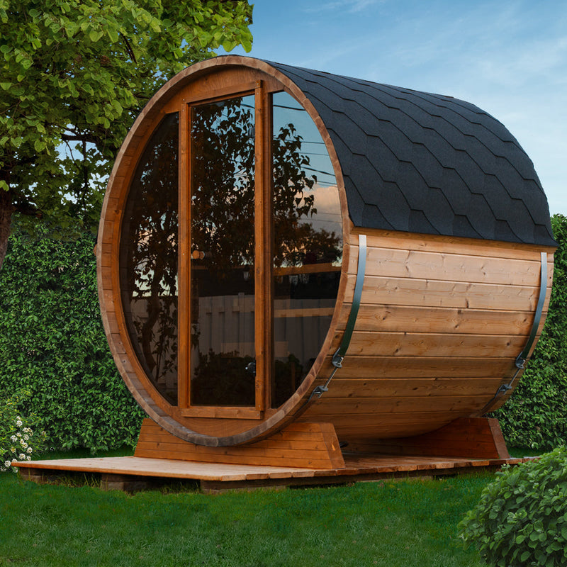 Load image into Gallery viewer, SAUNA EVOLUTION® Barrel Sauna Serenity Nature Air 3
