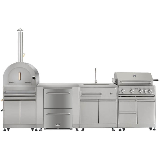 Thor Kitchen Outdoor Kitchen Refrigerator Cabinet in Stainless Steel MK02SS304