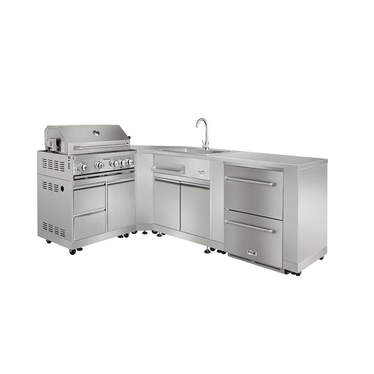 Thor Kitchen Outdoor Kitchen Corner Cabinet in Stainless Steel MK06SS304