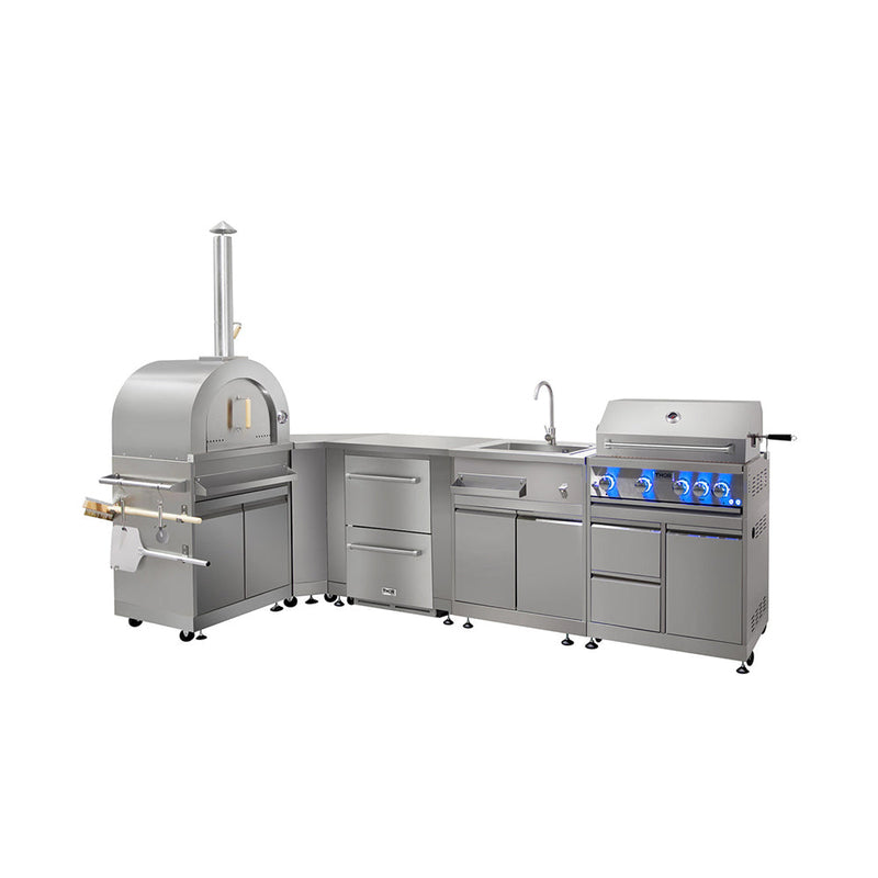 Load image into Gallery viewer, Thor Kitchen Outdoor Kitchen Corner Cabinet in Stainless Steel MK06SS304
