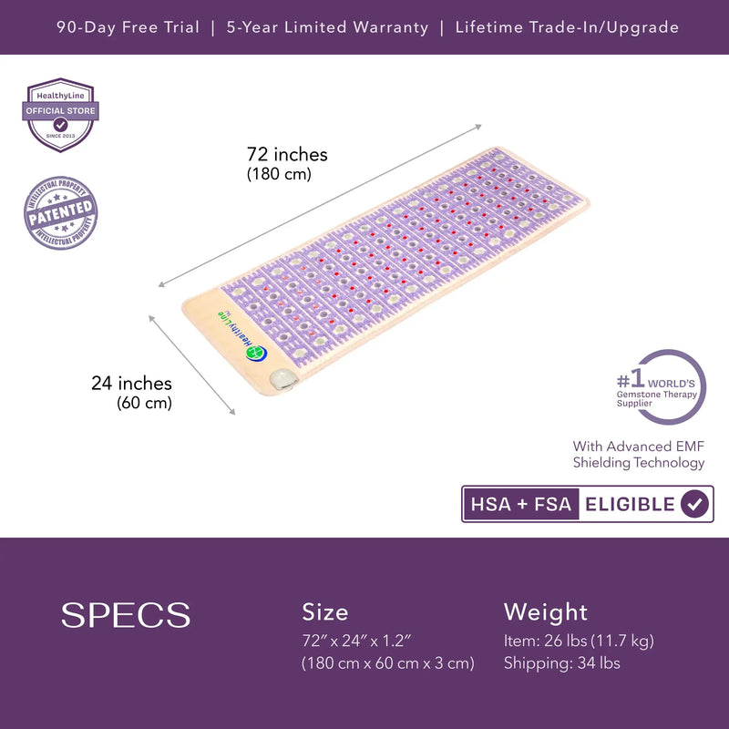 Load image into Gallery viewer, TAJ Series | PEMF Far Infrared Heating Mats
