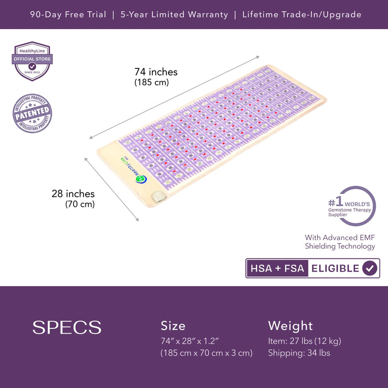 Load image into Gallery viewer, TAJ Series | PEMF Far Infrared Heating Mats
