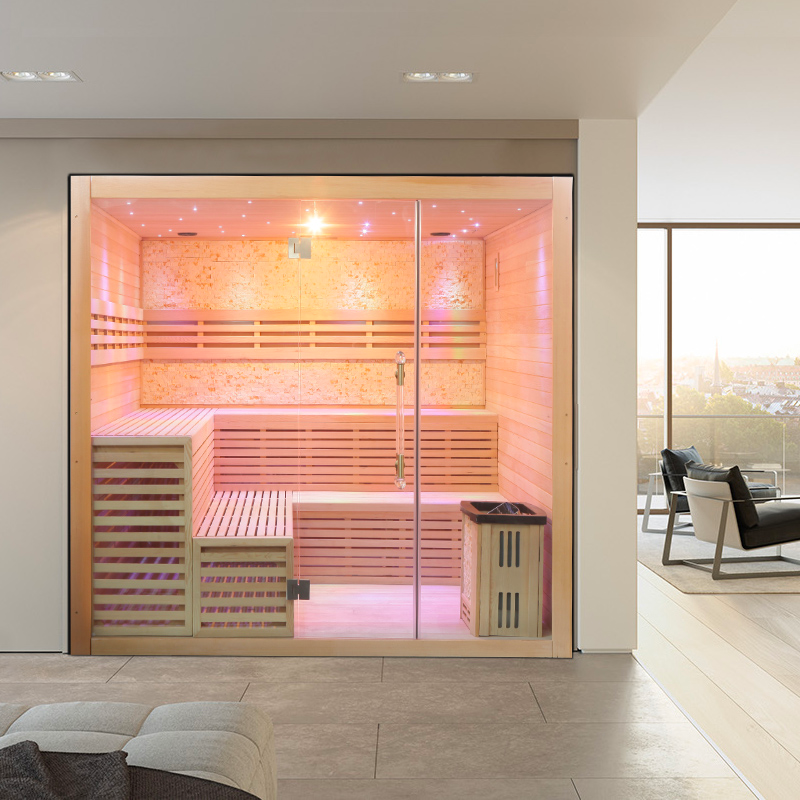Load image into Gallery viewer, SAUNA EVOLUTION®  Indoor Therapy Wood Steam Sauna Room
