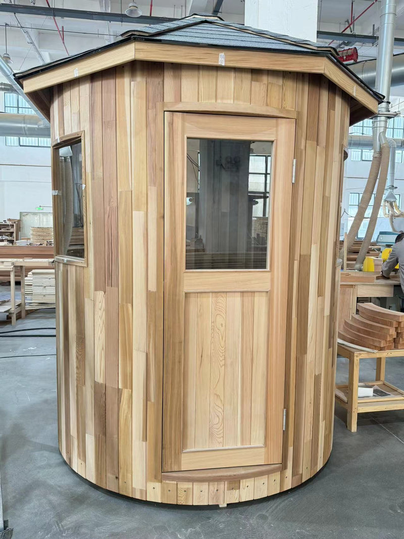 Load image into Gallery viewer, SAUNA EVOLUTION®  Garden Series Outdoor Sauna Cabin 06
