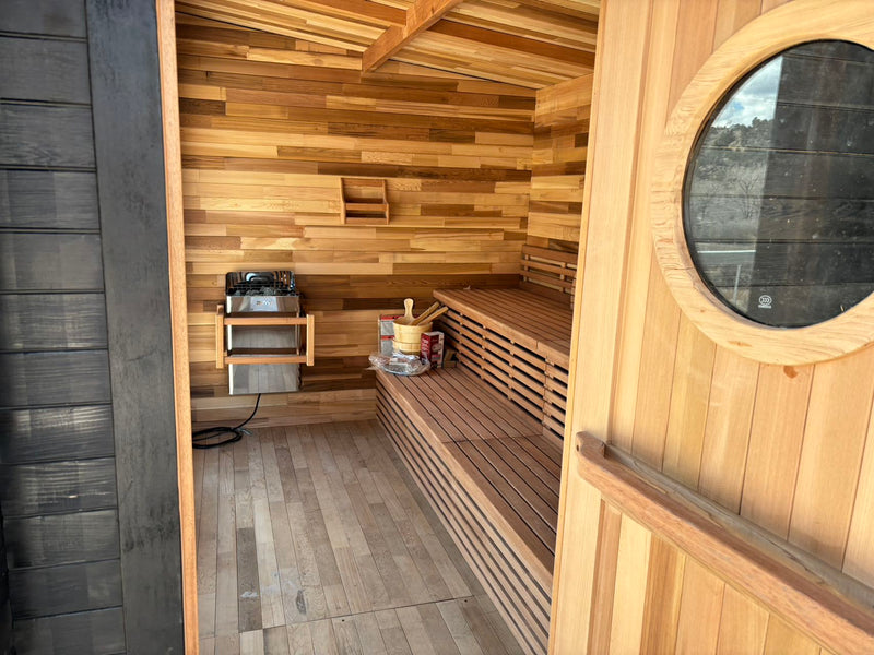 Load image into Gallery viewer, SAUNA EVOLUTION® Large Cabin Sauna Eco Oasis 3
