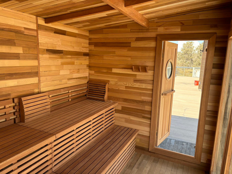 Load image into Gallery viewer, SAUNA EVOLUTION® Large Cabin Sauna Eco Oasis 3
