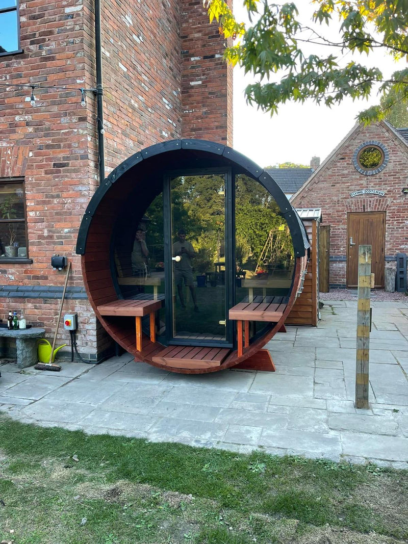 Load image into Gallery viewer, SAUNA EVOLUTION® Barrel Sauna Serenity Nature Air 7
