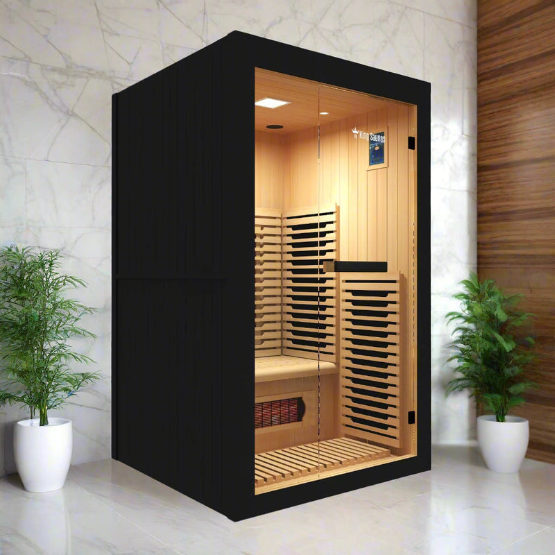 Load image into Gallery viewer, The Crown 2-Person Luxury Full Spectrum Infrared Sauna with Smart WiFi App Control
