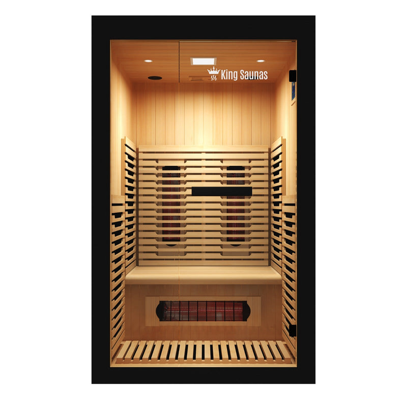Load image into Gallery viewer, The Crown 2-Person Luxury Full Spectrum Infrared Sauna with Smart WiFi App Control
