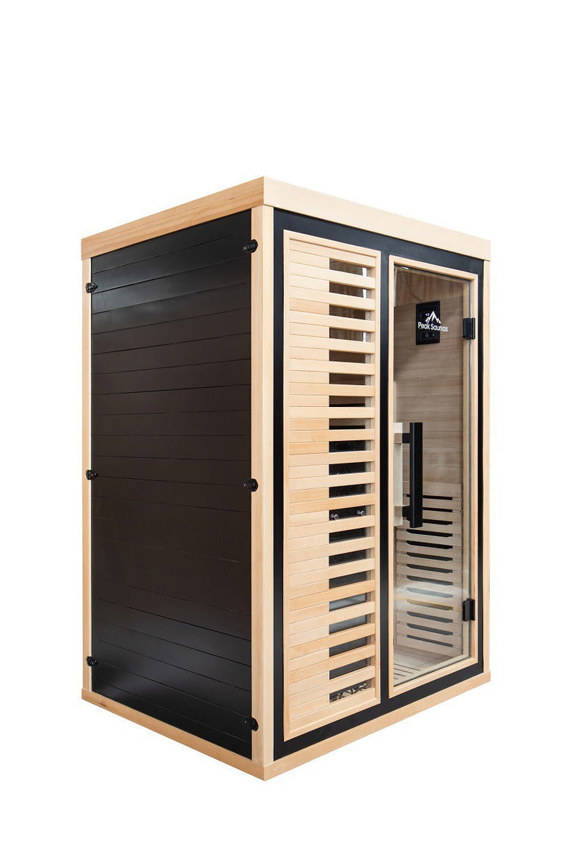 Load image into Gallery viewer, Peak Saunas Everest 2-Person Full Spectrum Infrared Sauna with XL Medical-Grade Red Light Therapy &amp; Smart WiFi App Control

