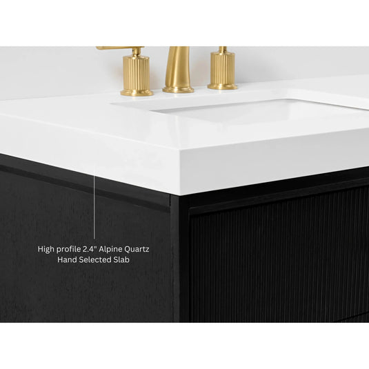 Ancerre 24” Momo Bathroom Vanity Oak Single Sink VTS-Momo-24-Oak-WQZ
