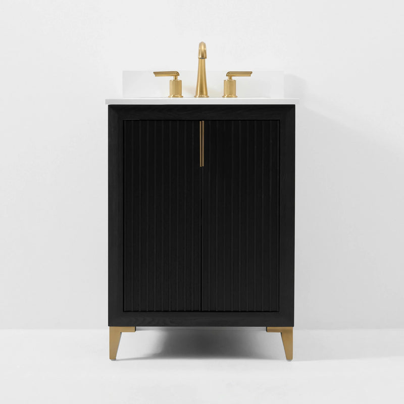 Load image into Gallery viewer, Ancerre 24” Turlington Bathroom Vanity Oak Single Sink VTS-Turlington-24-Oak-WQZ
