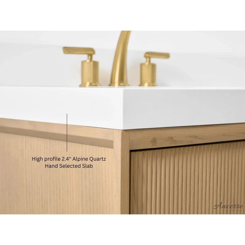 Load image into Gallery viewer, Ancerre 36” Momo Bathroom Vanity Oak Single Sink VTS-Momo-36-Oak-WQZ
