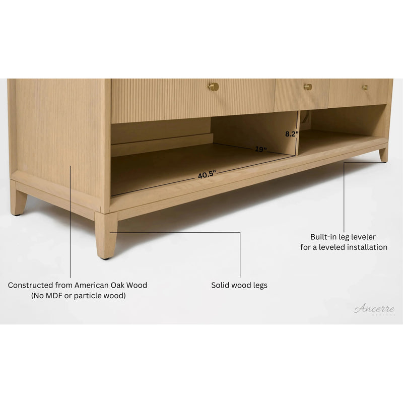 Load image into Gallery viewer, Ancerre 84” Momo Bathroom Vanity Oak Double Sinks VTS-Momo-84-Oak-WQZ

