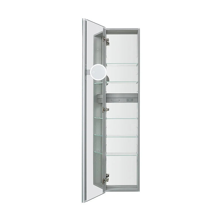 Load image into Gallery viewer, Aquadom Royale 15'' × 70'' Left Hinge Side Tall Medicine Cabinet
