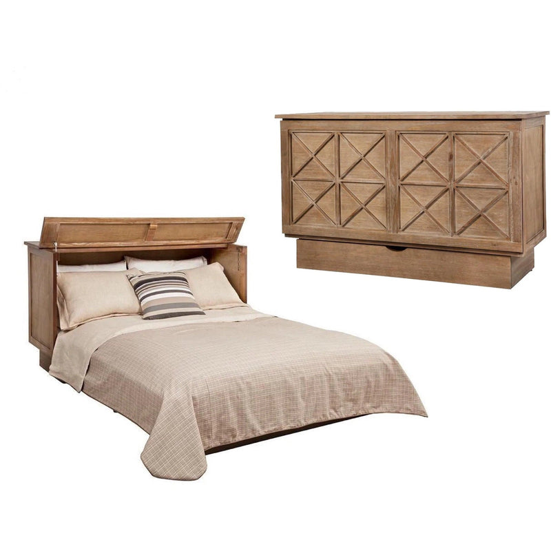 Load image into Gallery viewer, Arason Creden-ZzZ Essex Ash Queen Size Murphy Cabinet Bed 513-15
