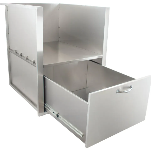 blaze-grill-kamado-sleeve-with-drawer-with-lights-BLZ-KMDO-SLV-LT