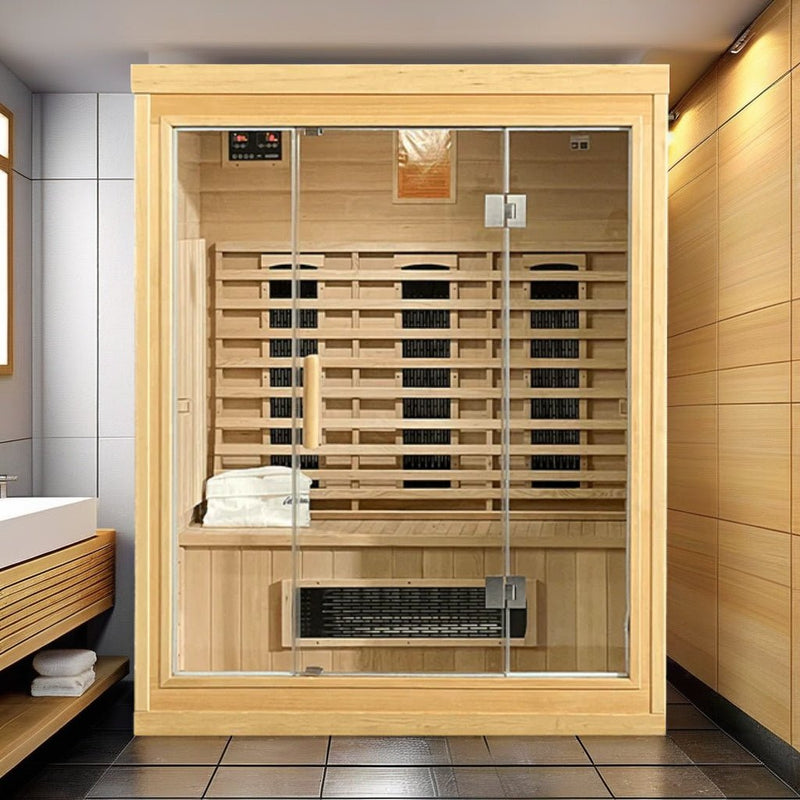 Load image into Gallery viewer, Bliss 3 Sauna – Luxury Wellness Retreat Sauna for Three – Cal Sauna – Premium Home Sauna
