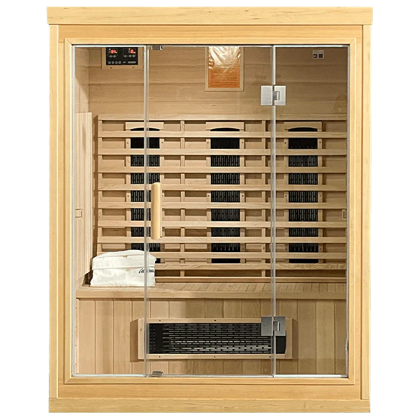 Load image into Gallery viewer, Bliss 3 Sauna – Luxury Wellness Retreat Sauna for Three – Cal Sauna – Premium Home Sauna
