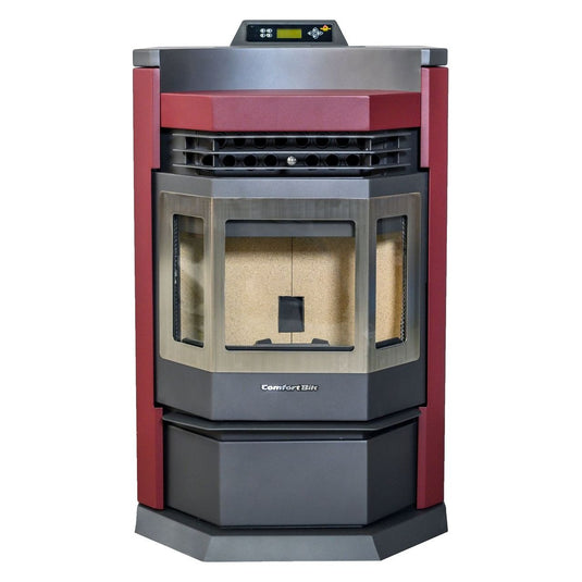 ComfortBilt Pellet Stove Burgundy HP22N-Burgundy-SS