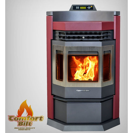 ComfortBilt Pellet Stove Burgundy HP22N-Burgundy-SS