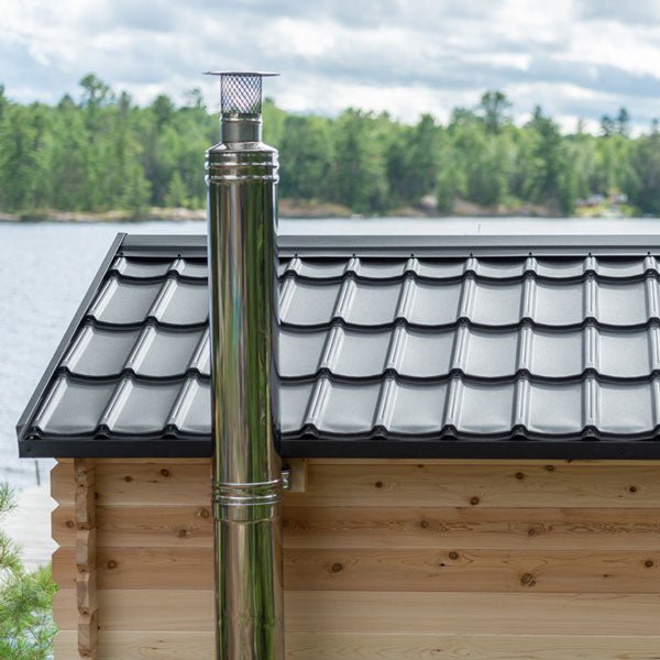 Load image into Gallery viewer, CT Georgian Cabin Sauna – Outdoor 4-Person Sauna with Modern Heating &amp; Luxury Design

