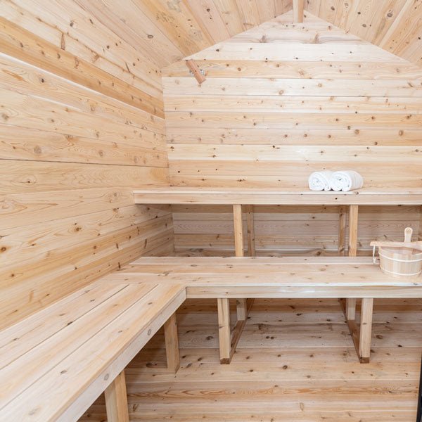 Load image into Gallery viewer, CT Georgian Cabin Sauna – Outdoor 4-Person Sauna with Modern Heating &amp; Luxury Design
