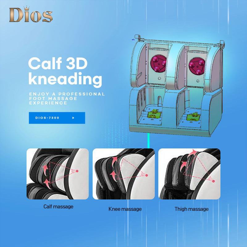 Load image into Gallery viewer, Kahuna Chair Dios-7300 Massage Chair 7D Dual Core Air Roller SL-track with 3D Calf Kneading
