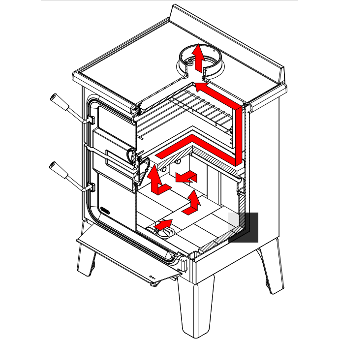 Load image into Gallery viewer, wood-burning-cookstove
