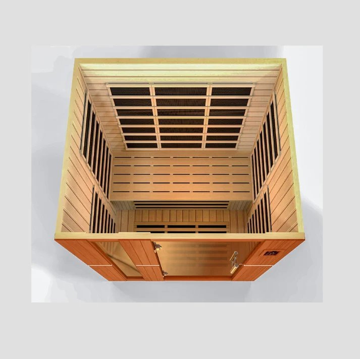 Load image into Gallery viewer, Dynamic Lugano &quot;Elite&quot; 3-Person Ultra Low EMF FAR Infrared Sauna – Canadian Hemlock
