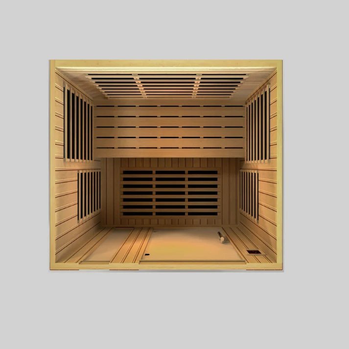 Load image into Gallery viewer, Dynamic Lugano &quot;Elite&quot; 3-Person Ultra Low EMF FAR Infrared Sauna – Canadian Hemlock
