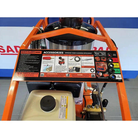 Easy-Kleen Hot Power Washer with Lifan Engine and EK440 Pump 3.5 GPM at 4,000 PSI EZO4035G-L-EK-12