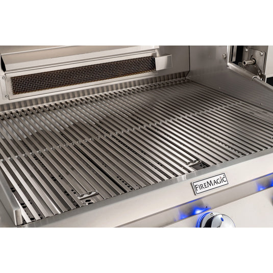 Fire Magic Choice 24'' Patio Post Mount Gas Grill With Analog Thermometer & 1-Hour Timer On Post  C430S-RT1N-P6