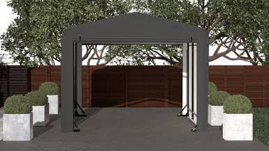 ShelterLogic ShelterTube Wind and Snow-Load Rated Garage, 10x14x8
