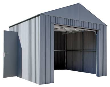 Sojag Everest Garage 12 x 10 ft. in Charcoal