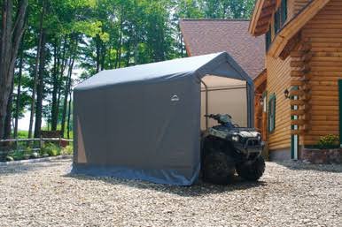 Load image into Gallery viewer, ShelterLogic Shed-in-a-Box 6 x 12 x 8 ft Peak Gray
