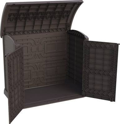 Duramax Storeaway Arc Lid 1200L Brown