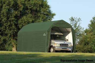 Load image into Gallery viewer, ShelterCoat 12 x 20 ft. Garage Barn Green STD
