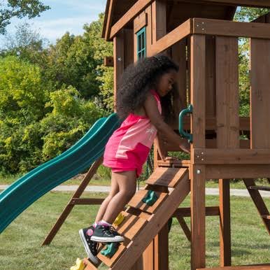 Swing-N-Slide Knightsbridge Ultimate Wood Complete Play Set