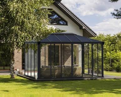 Load image into Gallery viewer, Canopia Ledro Enclosed Gazebo, 10' X 10', Gray/Bronze

