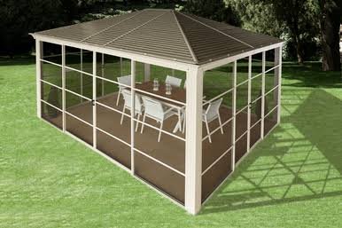 Load image into Gallery viewer, Sojag 500-9164367 Striano 12x14 screenhouse
