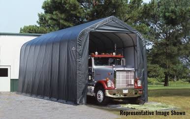 ShelterCoat 16 x 44 ft. Garage Peak Gray STD