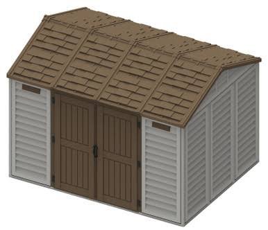 Load image into Gallery viewer, Duramax Apex 10.5' x 8' Vinyl Shed
