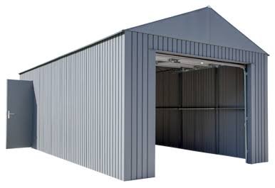 Load image into Gallery viewer, Sojag Everest Garage 12 x 25 ft. in Charcoal
