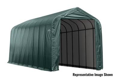Load image into Gallery viewer, ShelterCoat 16 x 36 ft. Garage Peak Green STD
